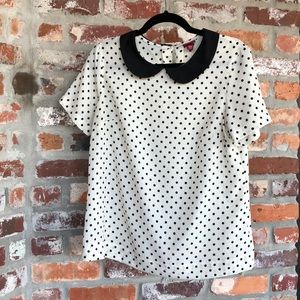 Merona polka dot blouse